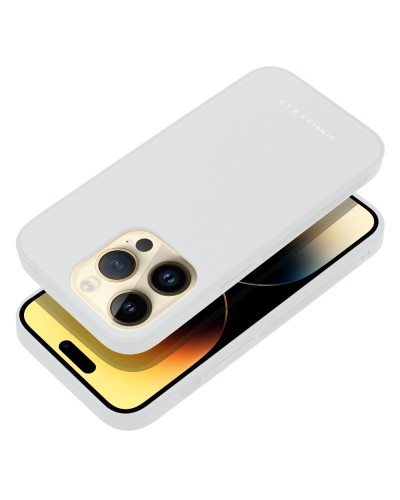 Husă iPhone 14 Pro ROAR Matte Glass Argintiu Husă iPhone 14 Pro ROAR Matte Glass Argintiu