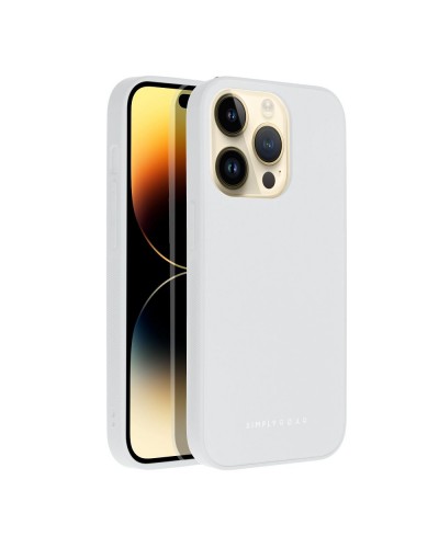 Husă iPhone 14 Pro ROAR Matte Glass Argintiu Husă iPhone 14 Pro ROAR Matte Glass Argintiu