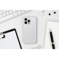 Husă iPhone 14 ROAR Matte Glass Argintiu