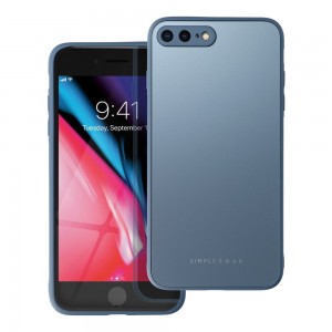 Husă iPhone 7 Plus / 8 Plus ROAR Matte Glass Albastru