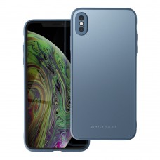 Husă iPhone XS Max ROAR Matte Glass Albastru