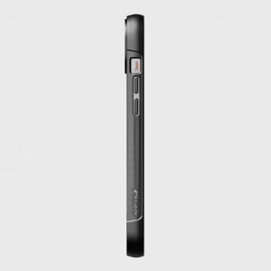 Husă Antișoc iPhone 14 Raptic Clutch Slim cu Protecție Militară 3m și MagSafe - Negru