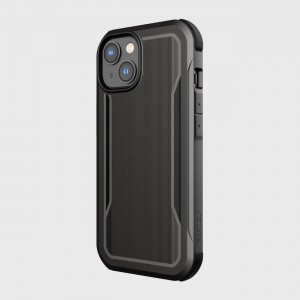 Husă Antișoc iPhone 14 Raptic Fort cu Protecție Militară 6m, MagSafe și 3 Straturi - Negru