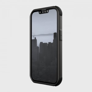 Husă Antișoc iPhone 14 Raptic Fort cu Protecție Militară 6m, MagSafe și 3 Straturi - Negru