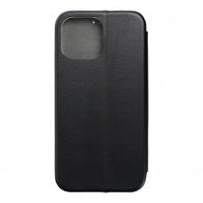 Husă iPhone 14 Plus Elegance Book Piele Premium Tip Carte cu Slot Card - Negru