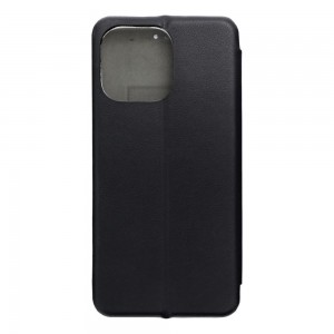 Husă iPhone 16 Pro Max Elegance Book Piele Premium Tip Carte cu Slot Card - Negru