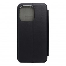 Husă iPhone 16 Pro Elegance Book Piele Premium Tip Carte cu Slot Card - Negru