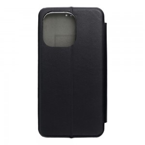 Husă iPhone 16 Pro Elegance Book Piele Premium Tip Carte cu Slot Card - Negru