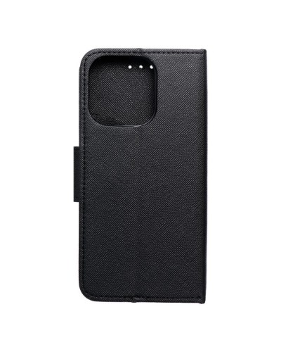 Husă iPhone 16 Pro Fancy Book Tip Carte cu Magnet și 2 Sloturi Card + Buzunar - Negru Husă iPhone 16 Pro Fancy Book Tip Carte cu Magnet și 2 Sloturi Card + Buzunar - Negru