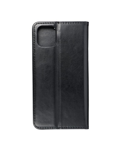 Husă iPhone 11 Pro Max Magnet Case tip carte, piele ecologică, Negru