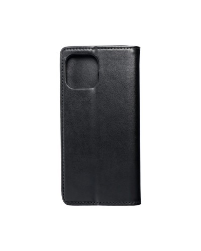 Husă iPhone 12 Pro Max Magnet Case tip carte, piele ecologică, Negru