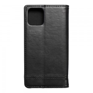 Husă iPhone 11 Pro Prestige Book tip carte, piele ecologică, Negru