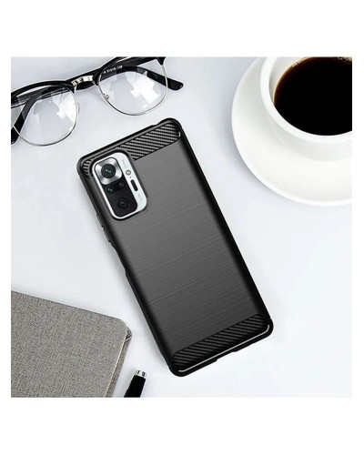 Husă Antișoc Xiaomi Redmi Note 10 Pro Forcell Carbon Negru