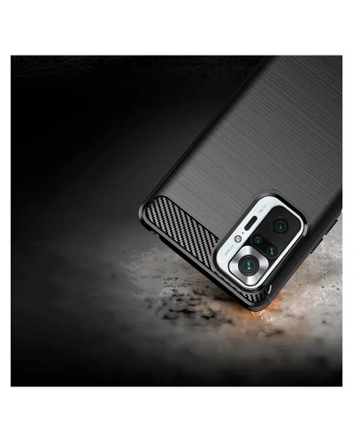 Husă Antișoc Xiaomi Redmi Note 10 Pro Forcell Carbon Negru