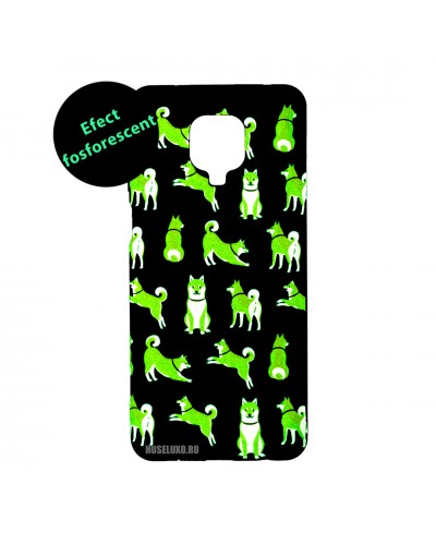Husă Xiaomi Redmi Note 9 Pro LUXO TPU Shiba Pattern Husă Xiaomi Redmi Note 9 Pro LUXO TPU Shiba Pattern