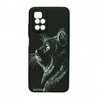 Husă Xiaomi Redmi 10 LUXO TPU Black Cat