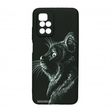Husă Xiaomi Redmi 10 LUXO TPU Black Cat