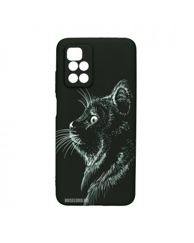 Husă Xiaomi Redmi 10 LUXO TPU Black Cat