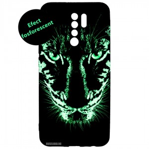 Husă Xiaomi Redmi 9 LUXO TPU Black Leopard