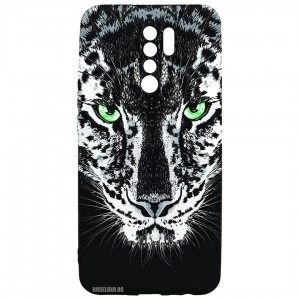Husă Xiaomi Redmi 9 LUXO TPU Black Leopard