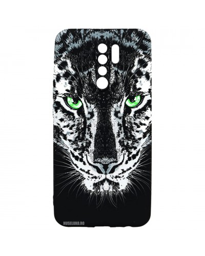 Husă Xiaomi Redmi 9 LUXO TPU Black Leopard