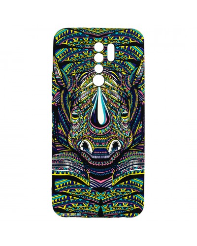 Husă Xiaomi Redmi 9 LUXO TPU Tribal Rhino