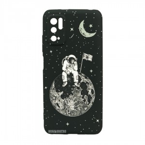 Husă Xiaomi Redmi Note 10 5G LUXO TPU Astronaut on the Moon