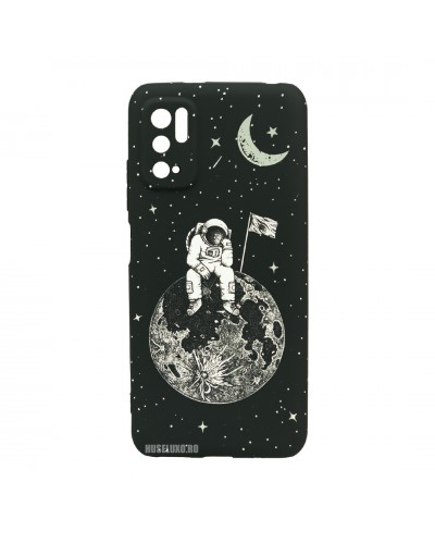 Husă Xiaomi Redmi Note 10 5G LUXO TPU Astronaut on the Moon