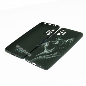 Husă Xiaomi Redmi Note 10 Pro LUXO TPU Black Cat