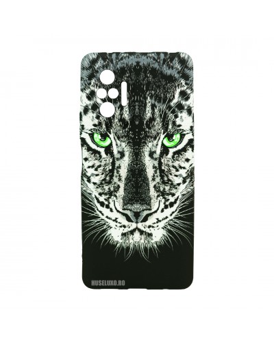Husă Xiaomi Redmi Note 10 Pro LUXO TPU Black Leopard