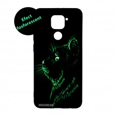 Husă Xiaomi Redmi Note 9 LUXO TPU Black Cat