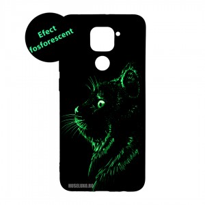 Husă Xiaomi Redmi Note 9 LUXO TPU Black Cat