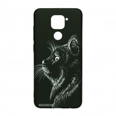Husă Xiaomi Redmi Note 9 LUXO TPU Black Cat