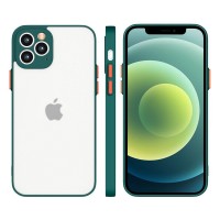 Husă Xiaomi Redmi Note 10 / 10s Milky Case TPU Mat Semi-Transparent - Verde