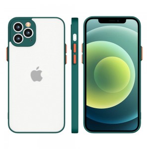 Husă Xiaomi Redmi Note 10 / 10s Milky Case TPU Mat Semi-Transparent - Verde