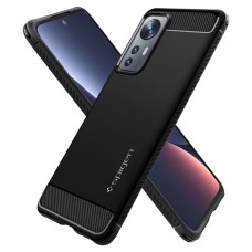 Husa Antisoc Xiaomi 12 / 12X SPIGEN Rugged Armor - Negru