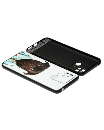 Husă Xiaomi Redmi 10C TPU Design Denim Dog Husă Xiaomi Redmi 10C TPU Design Denim Dog