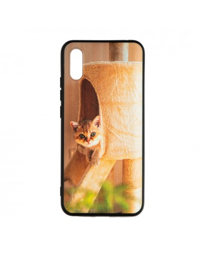 Husă Xiaomi Redmi 9A TPU Design Orange Cat