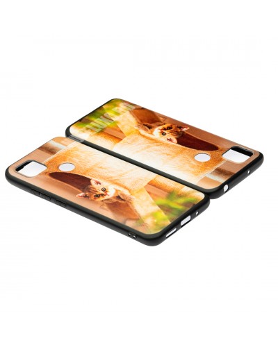 Husă Xiaomi Redmi 9C TPU Design Orange Cat