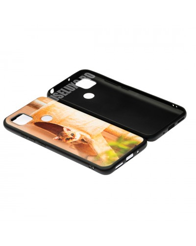 Husă Xiaomi Redmi 9C TPU Design Orange Cat