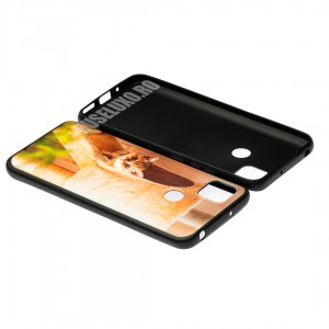 Husă Xiaomi Redmi 9C TPU Design Orange Cat