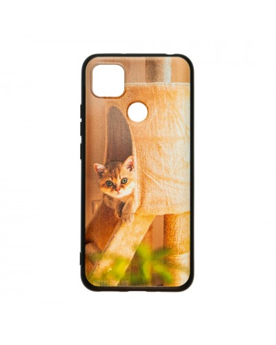 Husă Xiaomi Redmi 9C TPU Design Orange Cat