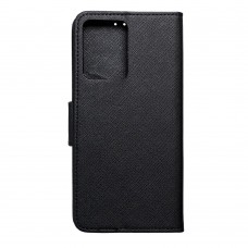 Husă Xiaomi Redmi Note 12 4G Fancy Book Tip Carte cu Magnet și 2 Sloturi Card + Buzunar - Negru