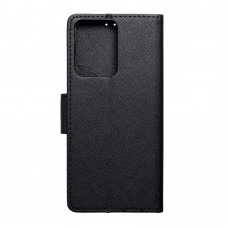 Husă Xiaomi Redmi Note 12 Pro 5G Fancy Book Tip Carte cu Magnet și 2 Sloturi Card + Buzunar - Negru