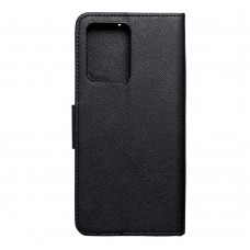 Husă Xiaomi Redmi Note 12 Pro Plus 5G Fancy Book Tip Carte cu Magnet și 2 Sloturi Card + Buzunar - Negru