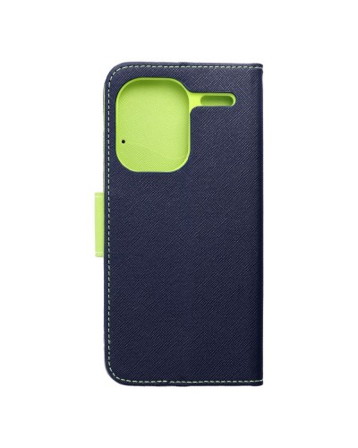 Husă Xiaomi Redmi Note 13 Pro Plus 5G Fancy Book Tip Carte cu Magnet și 2 Sloturi Card + Buzunar - Albastru