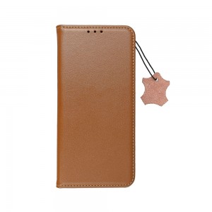 Husă Xiaomi Redmi Note 12 5G Leather Smart Pro tip carte, Maro