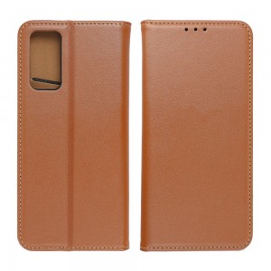 Husă Xiaomi Redmi Note 12 5G Leather Smart Pro tip carte, Maro
