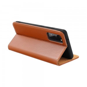 Husă Xiaomi Redmi Note 12 5G Leather Smart Pro tip carte, Maro