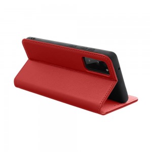 Husă Xiaomi Redmi Note 12 5G Leather Smart Pro tip carte, Rosu